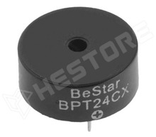 BPT-24CX / Piezo zümmer 23,5x9,5mm; 75 dB;  3.2kHz (BPT-24CX / BESTAR)