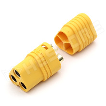 MT60-F-CF / DC tápcsatlakozó, MT60, anya, vezetékre forrasztható, 30A, 3Pin
