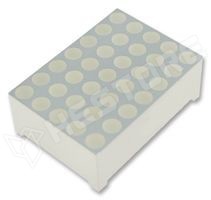 TC07-11SRWA / LED mátrix, 5x7, piros 3-8mcd (KINGBRIGHT)