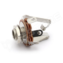 ACA-124 SZT / 6,3 mm jack aljzat, stereo, beépíthető, nyitott (NINIGI)