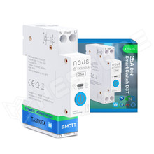 NOUS-D3T / Nous D3T DIN-sín kompatibilis Wi-Fi-s relémodul, Tasmota firmware, Matter kompatibilis, 25A (NOUS D3T / NOUS)