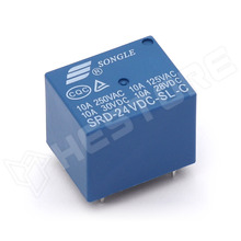 SRD-24VDC-SL-C / Relé, SPDT, 24V DC, 10A / 250V AC, 10A / 30V DC (SRD-24VDC-SL-C / SONGLE)