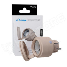 SHELLY-WAVEPLUGOD / Shelly Wave Outdoor Plug S LR – fogyasztásmérős konnektor, Z-Wave (FG3800238072681 / SHELLY)