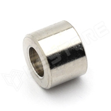 DR318/4.3X04 / Távtartó hüvely, hengeres, nikkelezett sárgaréz, belső: Ø4.3mm, külső: Ø8mm, hossz: 4mm (318/4.3X04 / DREMEC)