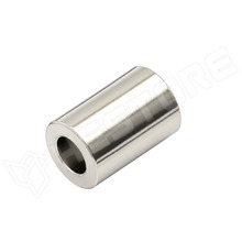 DR318/4.3X12, Távtartó hüvely, hengeres, nikkelezett sárgaréz, belső: Ø4.3mm, külső: Ø8mm, hossz: 12mm (318/4.3X12 / DREMEC)