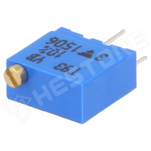 T93YB203KT20 / Trimmer potenciométer, beépíthető, többfordulatú, többfordulatú, 20kΩ, 500mW (T93YB203KT20 / VISHAY)