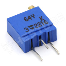 64Y200R (753Y, 3296Y) / Trimmer potenciométer, beépíthető, többfordulatú, többfordulatú, 200Ω, 500mW (M64Y201KB40 / VISHAY)