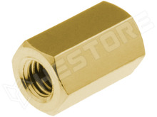 DZ-M3-BB-08 / Réz távtartó, BB típus, M3, 8mm