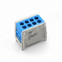 HLAK 25-1/2-STI285, Főáramköri leágazó sorkapocs, 4 x 25mm2, kék (STILO)
