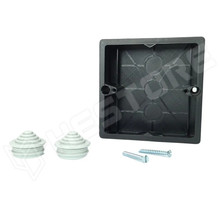 SHELLY-WALLBOX-B / Kiemelő keret villanykapcsolókhoz (85x85 mm), Shelly Wall Display-hez, Sonoff NSPanel-hez, NSPanel Pro-hoz, fekete