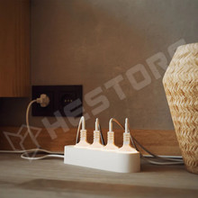 SHELLY-STRIP4W-PM-GEN4 / Shelly Power Strip 4 Gen4, okos konnektor elosztó négy aljzattal, fogyasztásmérős, Wi-Fi, Zigbee, Matter, fehér (FG3800238070564 / SHELLY)