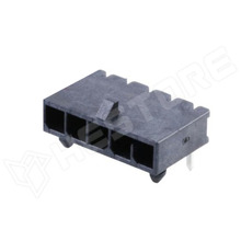 MX-215760-1005, Micro-Fit+, Csatlakozó aljzat, THT, 3.00mm, 13A, 1x5 pólus, fekete (215760-1005 / MOLEX)