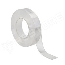 NANOTAPE-20-3M / Nano tape, eltávolítható nagyon erős kétoldalas zselés ragasztószalag, transzparens, flexibilis, 20mm x 3m