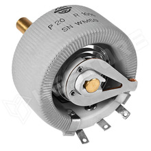 P2050-220R / Huzal potenciométer, 220Ω, 30W, ±10%, Ø6mm tengely (VISHAY)