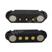 MGNTCON254-PAIR-3P / Mágneses csatlakozó pár, 3 pólusú pogo pin, 2.54mm