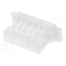 SHR-06V-S-B / Csatlakozó, JST-SH széria, 1mm, dugó, anya, 1x6 pólusú (SHR-06V-S-B / JST)