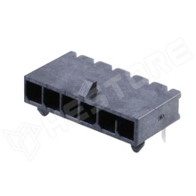MX-215760-1006, Micro-Fit+, Csatlakozó aljzat, THT, 3.00mm, 13A, 1x6 pólus, fekete (215760-1006 / MOLEX)