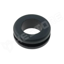 FIX-GR-50 / Gumi átvezető, Ø10/12mm, 2mm lemezhez, fekete (FIX-GR-50 / FIX&FASTEN)