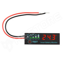 JX-4615N-A3-RD / Intelligens akkumulátor teszter, 3S-12S, 7...40V DC, piros