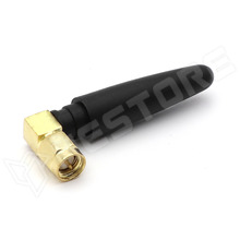 GSM-50-90 / GSM antenna, 900MHz, 1800MHz, 50mm, 90°, SMA male
