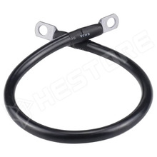 8AWG-8-50-BK / 8AWG akkumulátor csatlakozókábel, Ø8mm szemes csatlakozóvég, 50cm, fekete