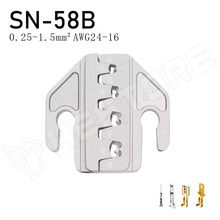 JAW-SN-58B / Krimpelő pofa, 4mm nútba, SN-széria