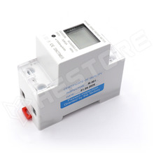 DDS528L / Egyfázisú, egyirányú energiamérő, LCD, 5A (32A), 230V AC, 50Hz, DIN sínre szerelhető