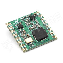 RFM69HCW-433 / RF adó-vevő modul, 433MHz, 300kbps, +20/-120dBm, 1.8...3.6V