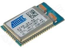 ATZB-24-A2R / 2,4GHz; AT command, UART/SPI/ANALOG, ATmega1281+RF230, ZigBee modul; BitCloud (ATZB-24-A2R / ATMEL)