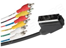 SCART 011 / SCART- 6 RCA 1,5m (Goobay)
