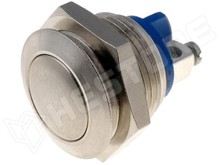 AV1630C900 / Vandálbiztos, OFF-(ON), SPST-NO, Ø16mm, 0,2A / 48V AC, 0,1A / 48V DC (APEM)