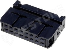 AWP-16 / Szalagkábel csatlakozó, anya, dugó, 2.54mm, 2x8, Pólus: 16 (FC-16P)