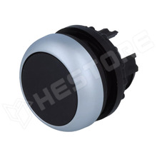 M22-D-S / Nyomókapcsoló, momentary, lapos, 22mm, IP67, fekete (M22-D-S / 216590 / EATON ELECTRIC)