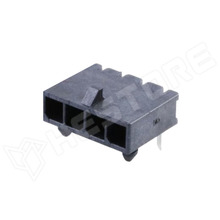 MX-215760-1004, Micro-Fit+, Csatlakozó aljzat, THT, 3.00mm, 13A, 1x4 pólus, fekete (215760-1004 / MOLEX)