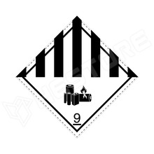 ADR-9A-20X20 / Lítium-akkumulátorok, matrica, 20 x 20mm