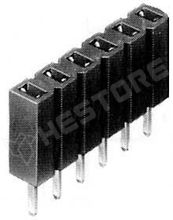 BL1/36G / Csatlakozó aljzat. 36 pin, LC, aranyozott (FISCHER)