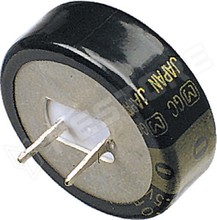 EECF5R5H104 / Kondenzátor, elektrolit, 0.1F, 5.5V DC, 5mm, Ø13.5x9.5mm, -25...85°C (EECF5R5H104 / PANASONIC)