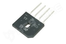 GBU4B = KBU4B / (B80C4000SIL)  Diódahíd  4A / 70V SIL (DIOTEC SEMICONDUCTOR)