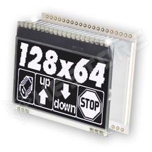 EADOGM128S-6 / Grafikus LCD kijelző, FSTN Negatív, fekete, 128x64 ChipOnGlass (EA DOGM128S-6 / ELECTRONIC ASSEMBLY)