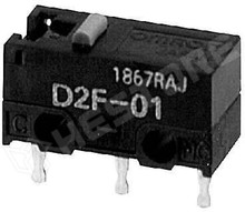 D2F211 / Mikrokapcsoló nyelv nélkül (D2F-01 / OMRON)