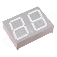 DA08-11GWA / LED kijelző, 20 mm, zöld, 2 digit (KINGBRIGHT ELECTRONIC)