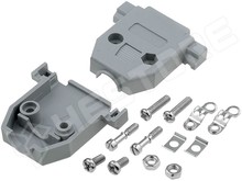 SDH15-NOVGA / D-SUB csatlakozó ház, normál 15 pól. csatlakozóhoz, NO-VGA (CONNFLY)