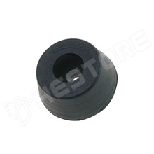 NF-004 / Gumiláb, fekete, süllyesztett átmenőfurattal, Ø16 x 7.8mm (NF-004 / FIX&FASTEN)