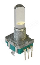 EC11B15244A7 / Rotary encoder 11mm, 15 pulse , switch, ALPS (EC11B15244A7)