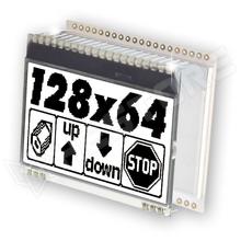 EADOGM128W-6 / Grafikus LCD kijelző, FSTN Pozitív, fehér, 128x64 ChipOnGlass (ELECTRONIC ASSEMBLY)