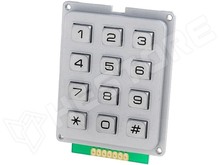 Keypad 12-09 / Billentyűzet, fém, numerikus (ACCORD)