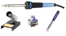 HESET-14 / Forrasztópáka, forrasztóón és pákatartó, ajándék ónszippantóval