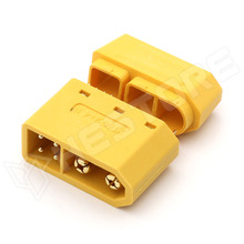 XT60-2+4-M / DC tápcsatlakozó, XT60, 2+4pin, apa, lengő (AMASS)