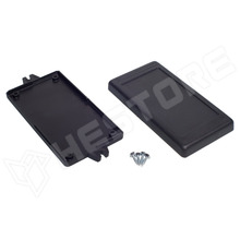 Z34U-ABS-BK / Műszerdoboz rögzítőfüllel, 67 x 129 x 23mm, rögzítőfüllel, ABS (Z34U ABS / KRADEX)