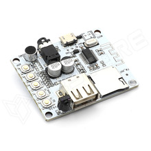BT-AUDIO-AMP-V21 / Bluetooth audio modul, 5VDC, audio kimenet: 3.5mm jack aljzat, MicroSD, USB-A, IR, rádió, mikrofon